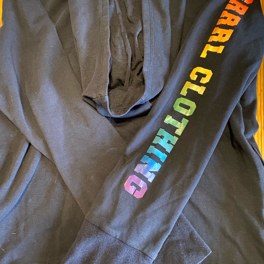 Grrrl Clothing Navy hoodie size Med